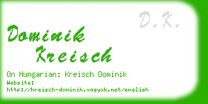 dominik kreisch business card